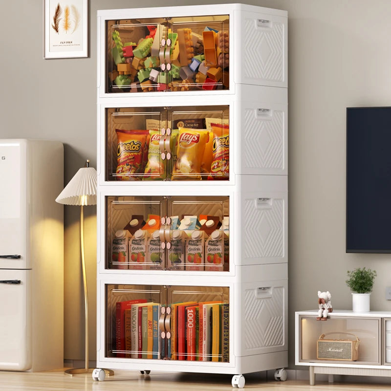 Foldable Multi-Layer Storage Box Locker